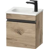 Image de Duravit Meuble sous-lavabo mural Sivida 40x44x29,5 cm, porte, gauche, blanc oeuf, taille S