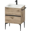 Image de Duravit Meuble sous-lavabo mural Sivida 61x59,2x47,7 cm, 2 tiroirs, E Marm, gris anthracite