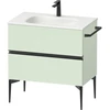Image de Duravit Meuble sous-lavabo mural Sivida 81x59,2x47,7cm, 2 tiroirs, vert m, Gr. sw