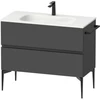 Image de Duravit Meuble sous-lavabo mural Sivida 101x59,2x47,7 cm, 2 tiroirs, gris m, Gr. sw