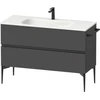 Image de Duravit Meuble sous-lavabo Sivida 121x59,2x47,7 cm, 2 tiroirs, gris m, Gr. sw