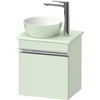 Image de Duravit Meuble sous lavabo mural Sivida 40x44x32,5 cm, porte, vert, droite, chromé