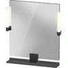 Image de Duravit Miroir LED 9 W Sivida 65x65x3,6 cm, gris, Leu., au, stl, G sw