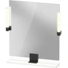 Image de Duravit Miroir LED 9 W Sivida 65x65x3,6 cm, blanc, éclairage, au, acier, gris foncé