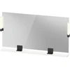 Image de Duravit Miroir LED 9 W Sivida 133x65x3,6mm, blanc chaud, alu, verre, noir