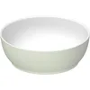 Image de Duravit Sivida lavabo à poser, rond, 300x300mm, sans trou pour robinet, sans trop-plein, 266002FH00, Couleur: Couleur intérieure blanc satiné, couleur extérieure vert pâle mat