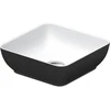 Image de Duravit Lavabo à poser DuroCast + Sivida 30x30 cm, I.Fa w m, ext. Fa gris foncé