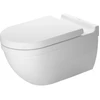 Image de Duravit Starck 3 WC suspendu, cuvette profonde 37x62 cm, 4,5 l, sans rebord, blanc