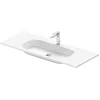 Image de Duravit Sivida lavabo pour Meuble, 1 Trou pour Robinet, sans trop-Plein, 1220x485mm, Blanc satiné, 2650033200