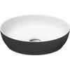 Image de Duravit Lavabo à poser DuroCast + Sivida d 40 cm, I.Fa w m, Couleur ext. gris foncé