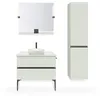 Image de Duravit Sivida lavabo à poser, rond, 400x400mm, sans trou pour robinet, sans trop-plein, 266000FH00, Couleur: Couleur intérieure blanc satiné, couleur extérieure vert pâle mat