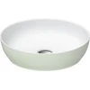 Image de Duravit Lavabo à poser DuroCast + Sivida d 40 cm, I.Fa w m, Couleur ext. vert pâle ma