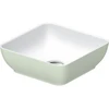 Image de Duravit Lavabo à poser DuroCast + Sivida 30x30cm, I.Fa w m, Ext. Fa vert pâle ma