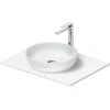Image de Duravit Sivida Console lavabo 68x50 cm, blanc mat soyeux