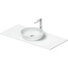 Image de Duravit Sivida Console lavabo 108x50cm, blanc mat soyeux