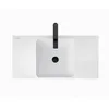 Image de Set lavabo Duravit Sivida, rectangulaire, 400x400mm, incl. console 1080x500mm, 2680193200, Couleur: Version
