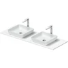 Image de Duravit Sivida Console de lavabo 135x50 cm, blanc mat soyeux