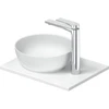 Image de Duravit Lavabo console Sivida 41x33 cm, blanc mat soyeux