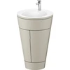 Image de Duravit Meuble sous-lavabo c-bonded Starck 1 56x86,4x60,5cm, st, chromé mat Tau