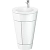 Image de Duravit Meuble sous-lavabo c-bonded Set Starck 1 56x86,4x60,5cm, deb., chr, blc. hgl
