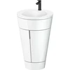 Image de Duravit Meuble sous-lavabo c-bonded Set Starck 1 56x86,4x60,5cm, deb., gris, blanc hgl