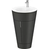 Image de Duravit Meuble sous-lavabo c-bonded Set Starck 1 56x86,4x60,5cm, gris mat