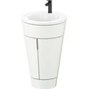 Image de Duravit Meuble sous-lavabo c-bonded Starck 1 56x86,4x60,5cm, st, noir, blanc s-mat
