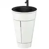 Image de Duravit Meuble sous-lavabo c-bonded Set Starck 1 56x86,4x60,5 cm, st, Gr. noir, blanc s-mat