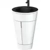 Image de Duravit Meuble sous-vasque c-bonded Set Starck 1 56x86,4x60,5cm, deb., col. no, bl. laqué