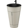 Image de Duravit Meuble sous-lavabo c-bonded Set Starck 1 56x86,4x60,5 cm, st, IB, G noir, Tau satin mat