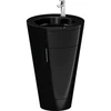 Image de Duravit Meuble sous-lavabo c-bonded Set Starck 1 56x86,4x60,5cm, deb., chr mat, noir hgl