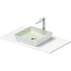 Image de Set lavabo Duravit Sivida, rectangulaire, 400x400mm, incl. console 880x500mm, 268018FG00, Couleur: Version