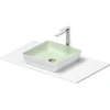 Image de Duravit Lavabo console Sivida 88x50 cm, vert I.Fa m, blanc extérieur s-mat