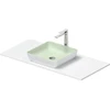 Image de Duravit Lavabo console Sivida 108x50 cm, vert I.Fa m, extérieur blanc s-mat