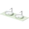 Image de Duravit Console Vasque Sivida 135x50 cm, I.Fa w m, Couleur Ext. vert ma