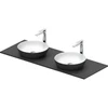 Image de Duravit Lavabo console Sivida 135x50 cm, I.Fa w m, Couleur extérieure gris ma