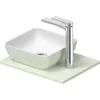 Image de Set lavabo Duravit Sivida, carré, 300x300mm, incl. console 410x330mm, 268023FH00, Couleur: Version