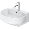 Image de Duravit Vasque Balcoon 55x48 cm, blanche satinée, avec trop-plein, trou de robinetterie