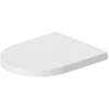 Image de Duravit Abattant WC Me by Starck Charnières ES, sans abaissement, blanc satinée