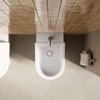 Image de Duravit Bidet sur pied Balcoon 37x57 cm, avec robinetterie, blanc mat soyeux