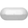 Image de Duravit Baignoire DuraKanto 160x75x59 cm, ovale, autoportante, blanc mat