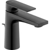 Image de Duravit Mitigeur lavabo Tulum S Fresh bec 110 mm, avec vidage, noir mat