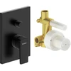 Image de Duravit Kit de montage Manhattan UP-WA.-EHM, avec clapet anti-retour auto, noir mat