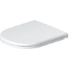 Image de Duravit Abattant WC D-Code prémonté, sans frein de chute, amovible, blanc