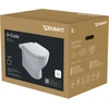 Image de Duravit WC sur pied, cuvette à chasse profonde D-Code avec abattant, frein de chute, sans rebord, blanc