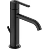 Image de Duravit Mitigeur lavabo Fresh u. -Flow Balcoon bec 138 mm, avec tirette, noir mat