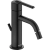 Image de Duravit Mitigeur monocommande pour bidet Balcoon, bec 119 mm, avec tirette, noir mat