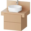 Image de Duravit Meuble sous lavabo Balcoon 60x57x53,4 cm, Terra structuré, 2 tiroirs