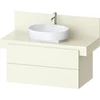 Image de Duravit Meuble sous-lavabo Balcoon 100x57x53,4 cm, ivoire structuré, 2 tiroirs