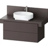Image de Duravit Meuble sous-lavabo Balcoon 100x57x53,4 cm, brun structuré, 2 tiroirs
